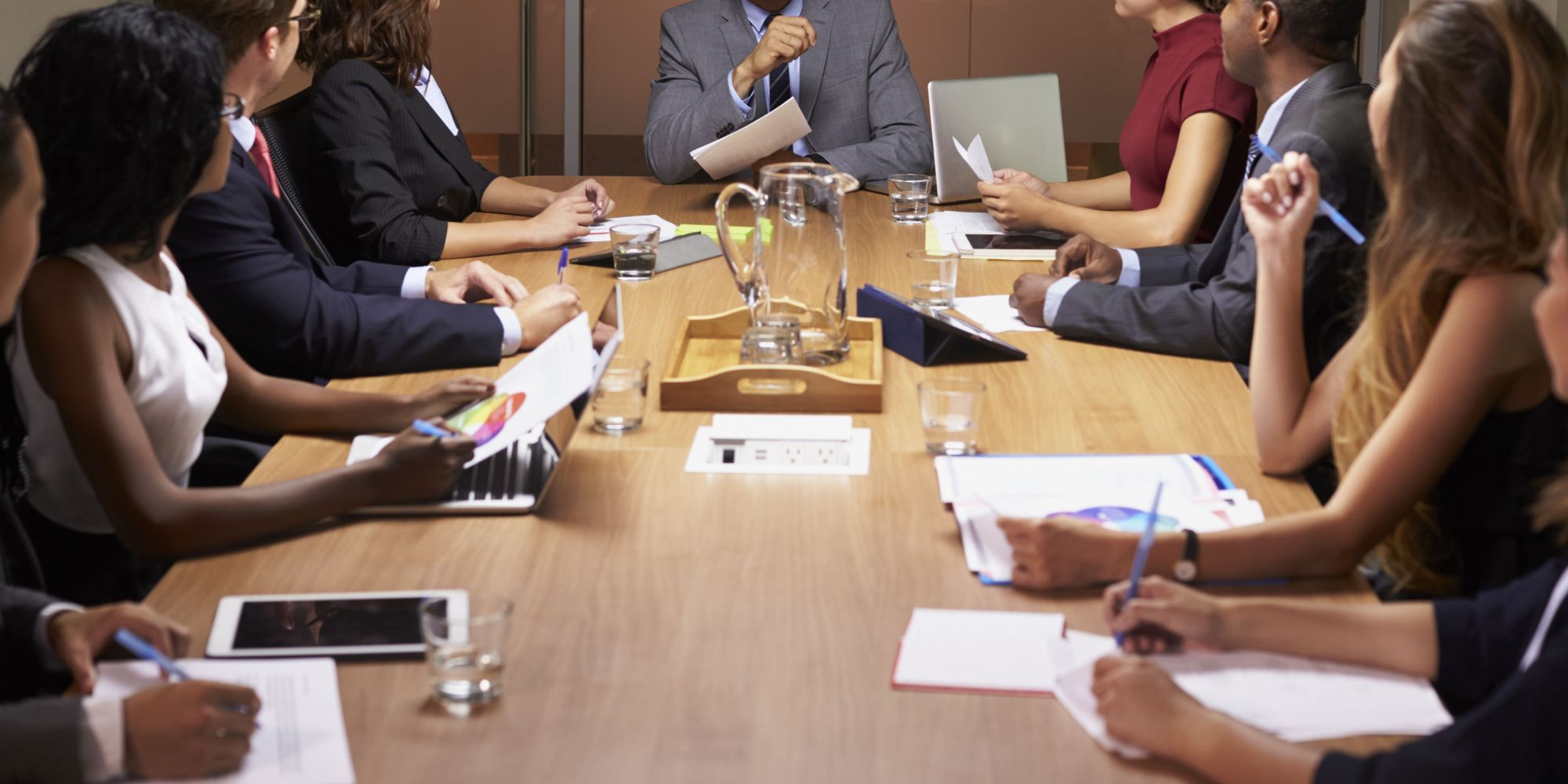 Board Meeting Stock Image