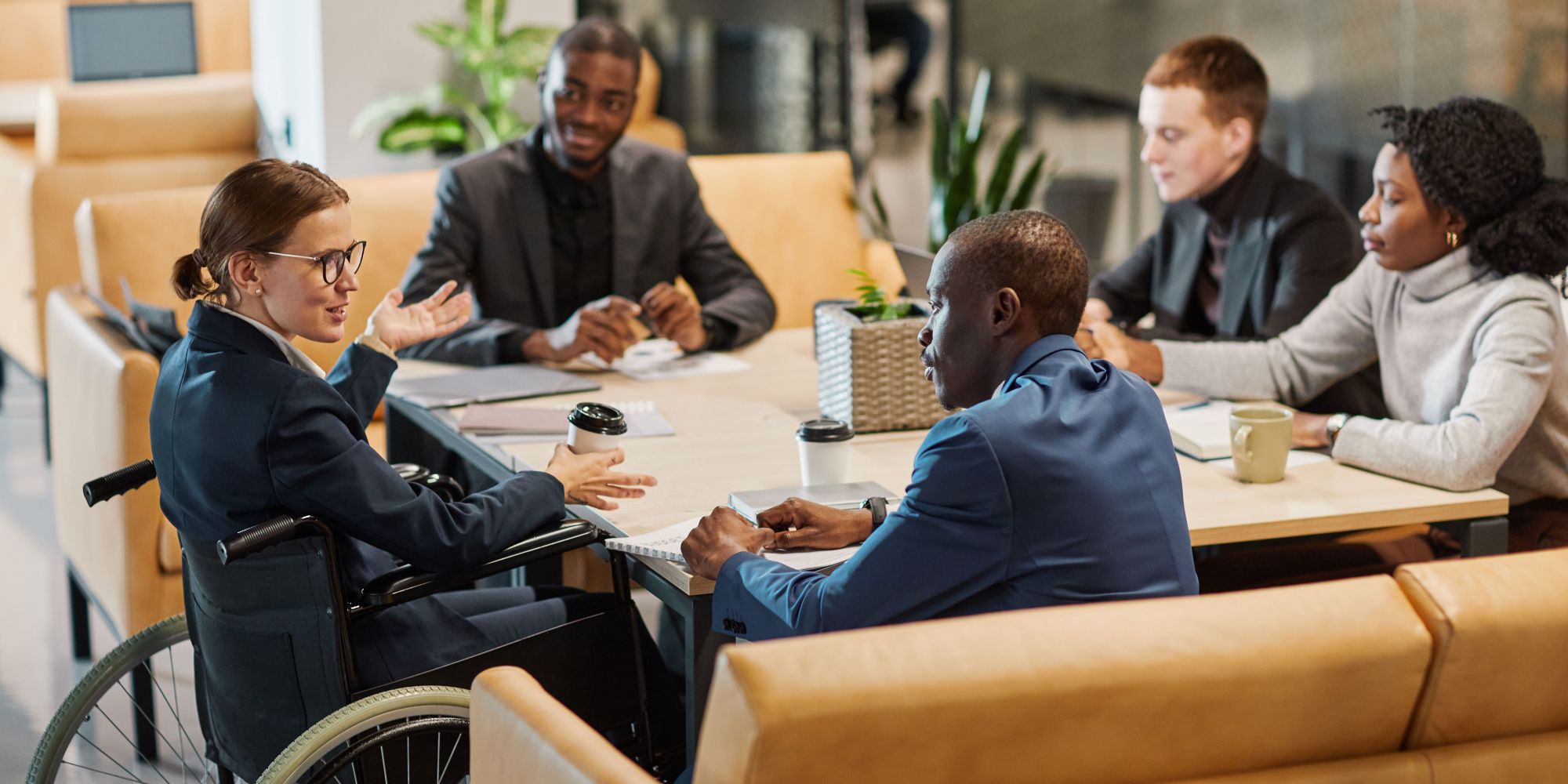Community Meeting Stock Image