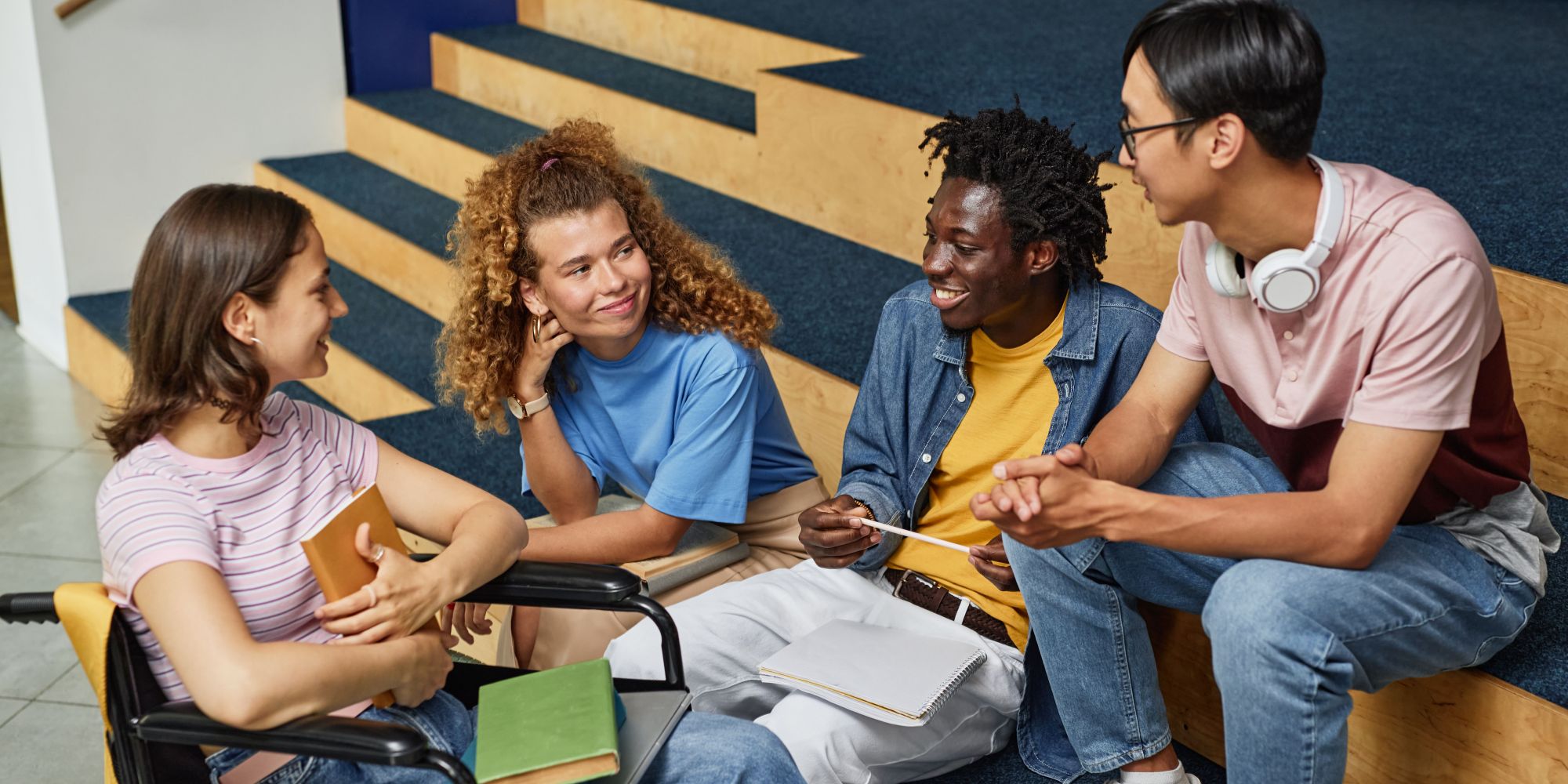Teens Chatting Stock Image