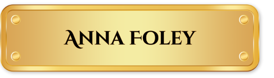 Anna Foley Name Plate