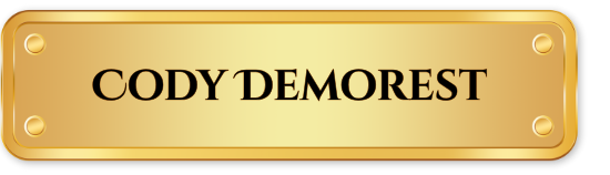 Cody Demorest Name Plate