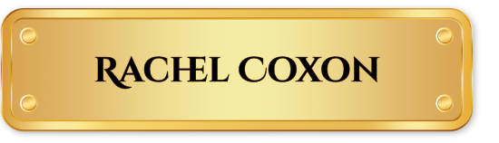 Rachel Coxon Name Plate