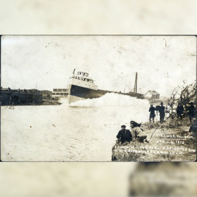 Old photo of the Louis R. Davidson 