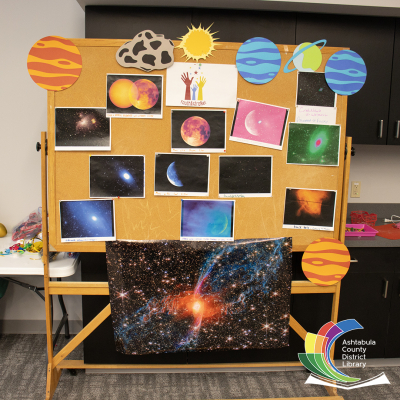 Corkboard with composite images