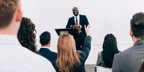 Author Talk Stock Image