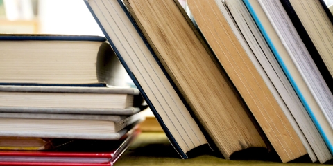Stacked Books Stock Image