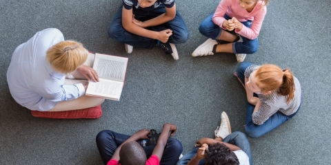 Storytime Stock Image