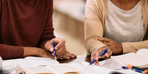 Writers Group Stock Image