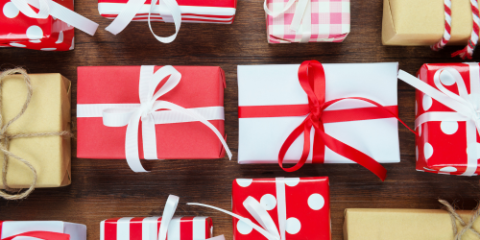 wrapped gifts