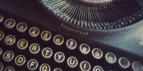 vintage typewriter