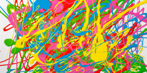 Photo of paint splatters