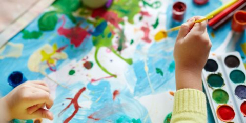 Child's Hand Painting