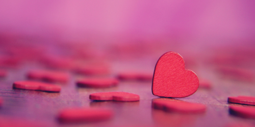 image focused on a love heart