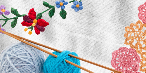 Image of various fiber arts
