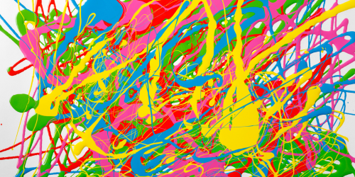 Photo of paint splatters