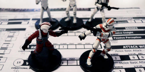 figures for a role playing game