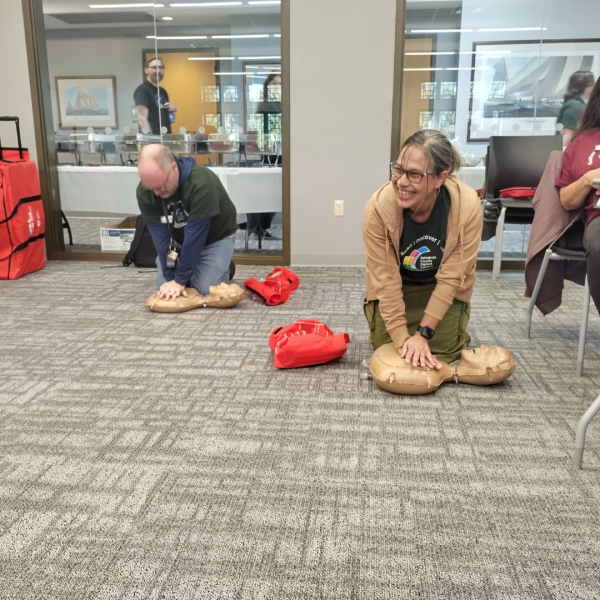 Library Staff CPR Practice